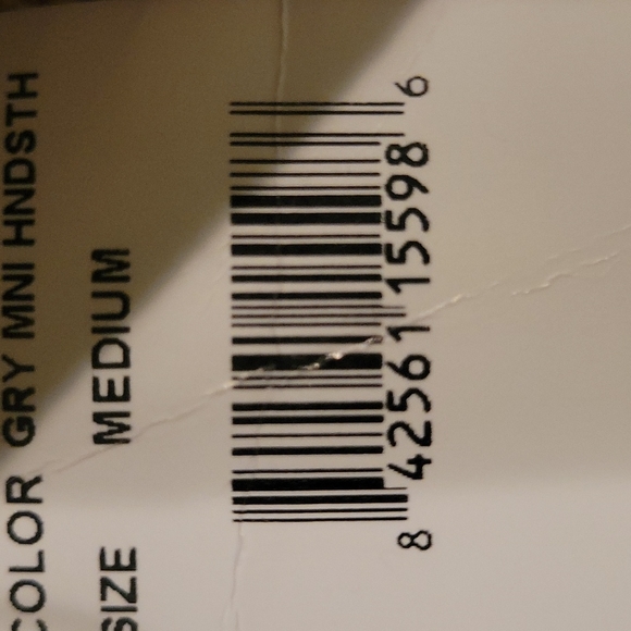 WAYF Mini Houndstooth Crop Top, Gray - Picture 9 of 9